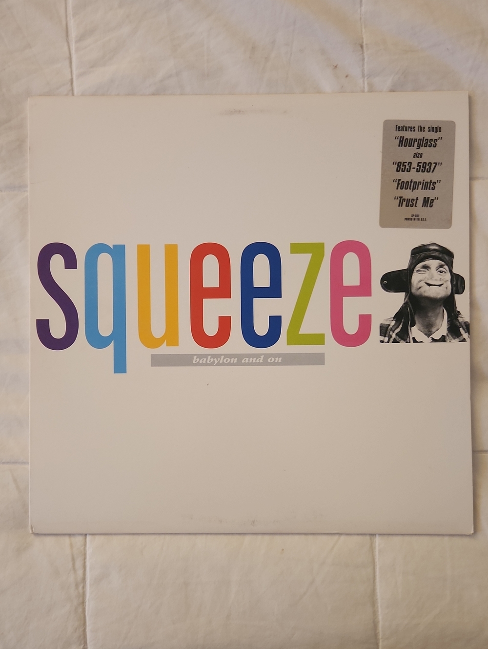 Squeeze: Babylon And On Vinyl -- DJ COPY NEVER PLAYED! BEST COPY PROMO TAG